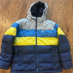 Kids' L.L.Bean Down Jacket, Colorblock
